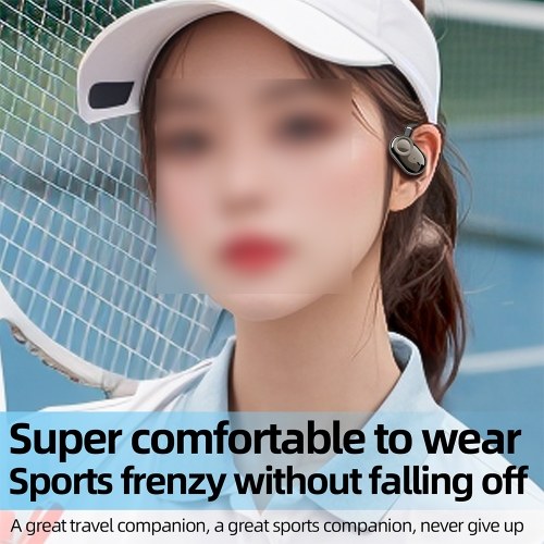 Wireless Earbuds ACS Stereo Sound BT5.4 Earphone Waterproof Ergonomic Design Open On-Ear Sports Earbuds Intelligent Touch Control 20H Long Endurance Suitable for All Ear Types 