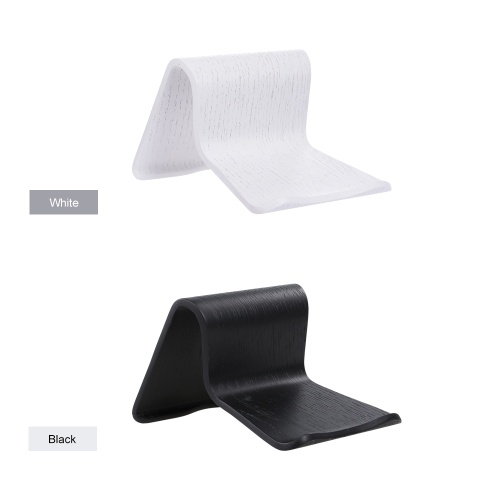 

SAMDi Tablet Stand Oak Wooden iPad Holder for iPad Samsung Kindle Upright and Laid Angle Neck-pain Ease (White)