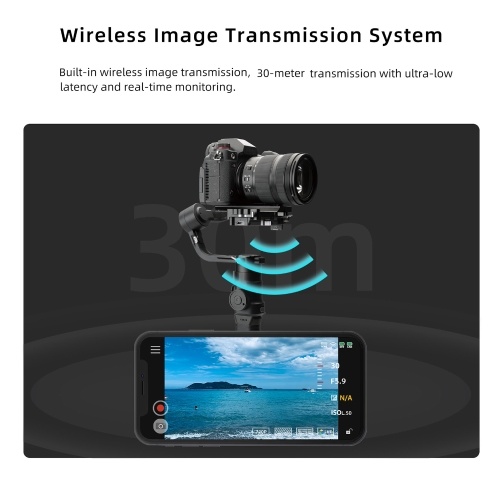 

INKEE WARTHOG 3-Axis Camera Stabilizer Handheld Gimbal with Wireless Image Transmission System