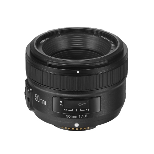 YONGNUO YN50mm F1.8 AF Lens 1:1.8 Standard Prime Lens Large Aperture Auto/Manual Focus for Nikon DSLR Cameras 