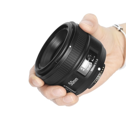 YONGNUO YN50mm F1.8 AF Lens 1:1.8 Standard Prime Lens Large Aperture Auto/Manual Focus for Nikon DSLR Cameras 