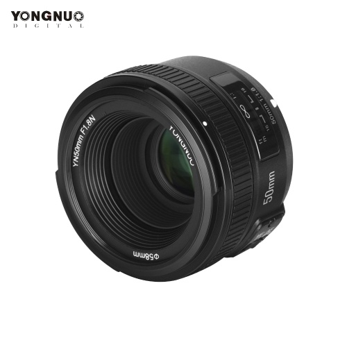 YONGNUO YN50mm F1.8 AF Lens 1:1.8 Standard Prime Lens Large Aperture Auto/Manual Focus for Nikon DSLR Cameras 