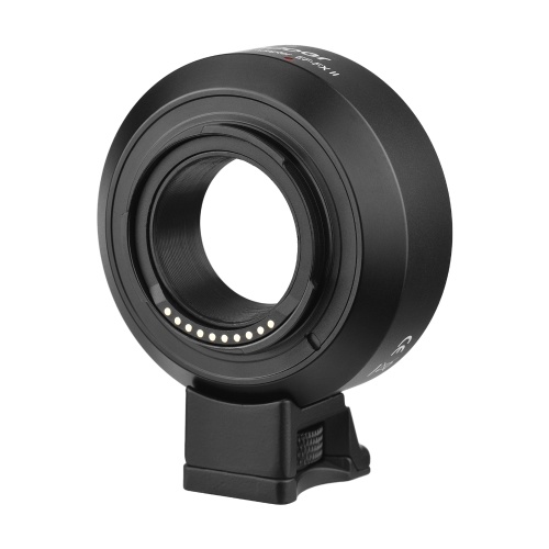 Andoer EF-FX II Lens Mount Adapter Ring Auto Focus Anti-Shake Aluminum Alloy with Tripod Mount 