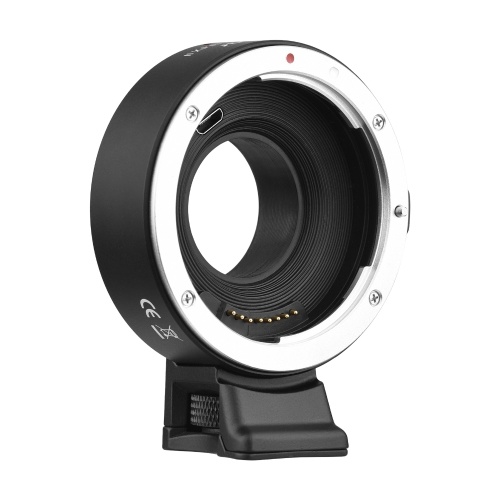 Andoer EF-FX II Lens Mount Adapter Ring Auto Focus Anti-Shake Aluminum Alloy with Tripod Mount 