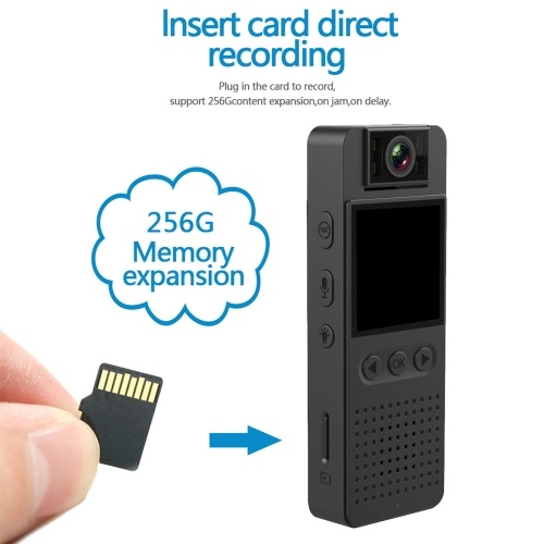 1080P HD Mini Body Camera with Audio and Video Recording 