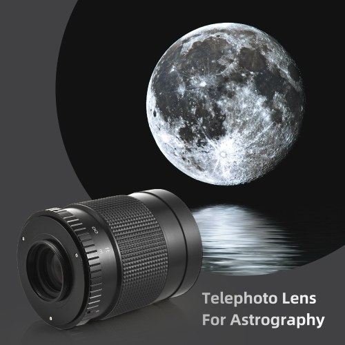 500mm F/7.5 Telephoto Reflex Mirror Lens T-Mount Replacement for Canon Nikon Sony Fujifilm Olympus DSLR Cameras 