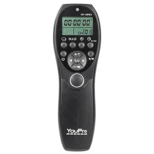 YouPro YP-VPR1 Video Photography Wired Timer Shutter Release Remote Control LCD Display for Sony DSLR Camera Camcorder