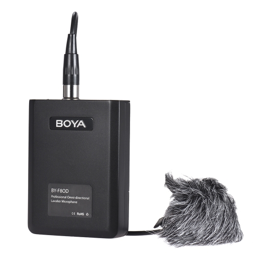 BOYA BY-F8OD Professional Omni-directional Condenser Lavalier Video Instrument Microphone