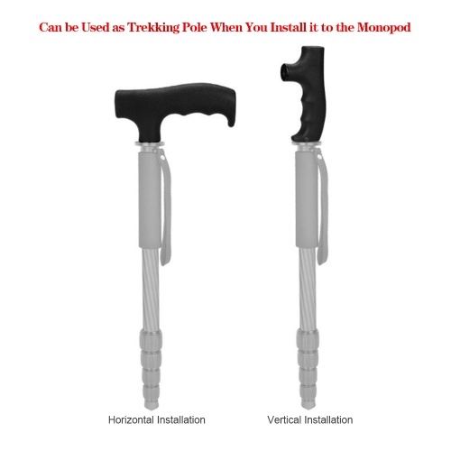 

Monopod Handle Grip Trekking Poles Head Plastic Handgrips Photographic Equipment Accessories