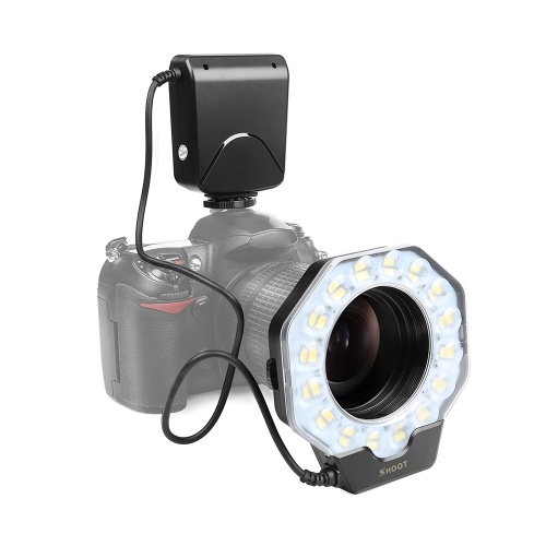 

SHOOT XT-356 LED Macro Ring Flash Light Speedlite Fill-in Light