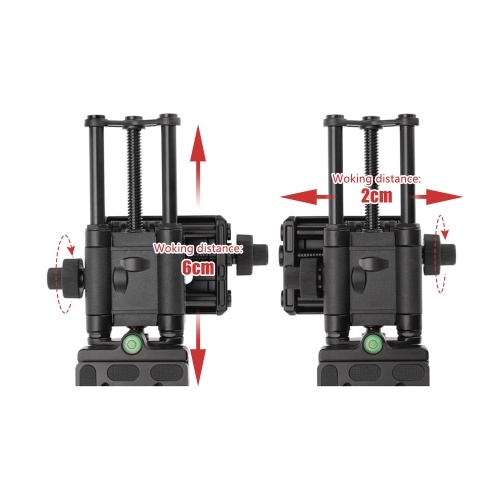 

KINGJOY Aluminium Alloy Universal Macro-focusing Ballhead Ball Head