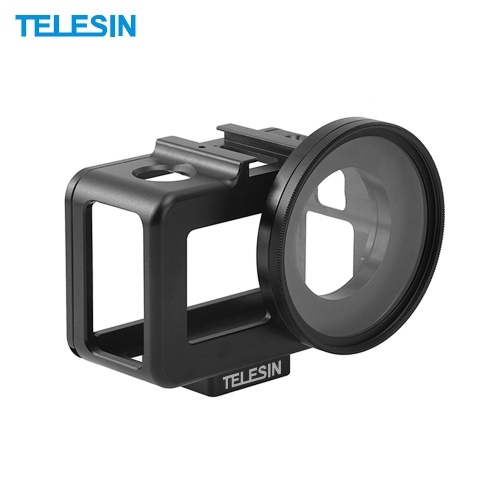 

TELESIN Aluminum Alloy Protective Border Housing Frame Case Shell Cage