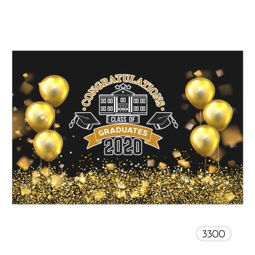 

7*5ft Professional Backdrop The Class of 2020 Graduation Photography Background