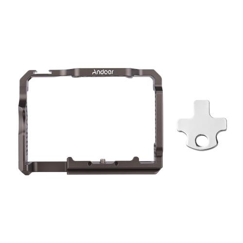 Andoer Aluminum Alloy Camera Cage Video Rig Replacement for Sony A7R III/ A7 II/ A7III 