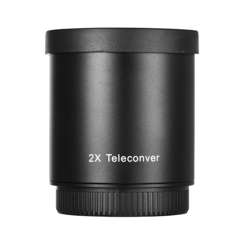 Andoer 2X Teleconverter Lens Manual Focus Converter Lens for 650-1300mm 500mm 420-800mm Camera T-mount Lenses 