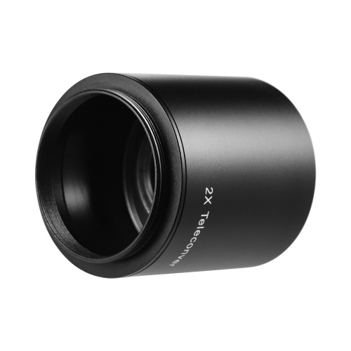 Andoer 2X Teleconverter Lens Manual Focus Converter Lens for 650-1300mm 500mm 420-800mm Camera T-mount Lenses 