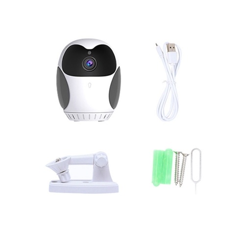 

1080P High-Definition Mini Camera Smart Security Camera Night Vision Motion Detection 2 Way Audio with 360° Rotatable Base Bracket for Home Security Outdoor Exercising Kids Monitoring Pets Monitoring