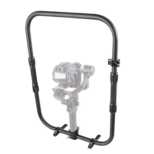 DF DIGITALFOTO MAGIC RING X Professional Dual Handle Grip Ring Handheld Stabilizer Photography Accessory Load Bearing 20KG Replacement for DJI Ronin S/Ronin SC/ DJI RS2/ RSC2/ Moza Air 2 