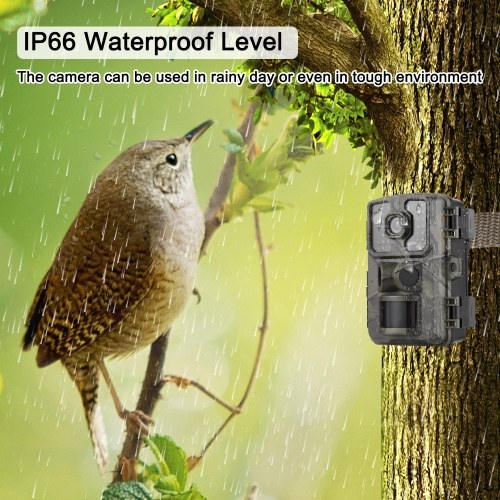 4K Trail Camera 16MP Wildlife Scouting Camera Tracking Camera with 2.0 Inch TFT Color Screen 