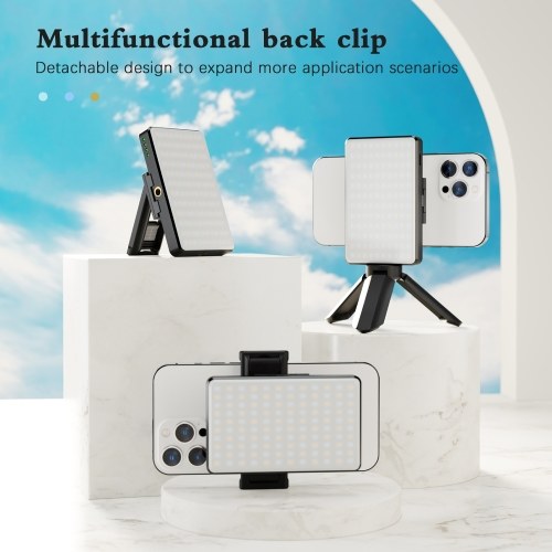 Portable Clip-on LED Video Light Computer Tablet Mobile Phone Video Conference Light 