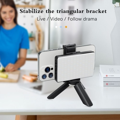 Portable Clip-on LED Video Light Computer Tablet Mobile Phone Video Conference Light 