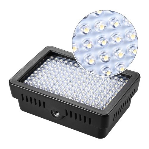 

Andoer 160 LED Video Camera Light Lamp 10.5W Dimmable 5600K with 4600mAh F750 Battery/Charger/3 Filter/Adapter/Padded Bag for Canon Nikon Sony DSLR Studio Photo Figure Portrait Lighting