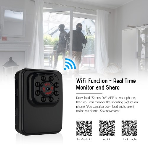 

R3 [WiFi] 1080P HD Mini Sports DV Action Camera Camcorder