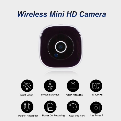 

Mini Camera HD 1080P IP Night Vision Wearable Micro Camera