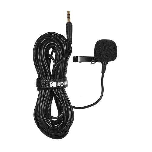 ACEMIC Single Head Lavalier Microphone Mic Lapel Clip-on Omni-directional Condenser