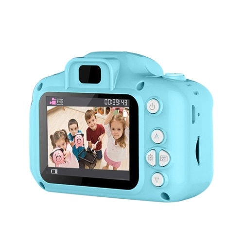 800W Kinderkamera Mini Digital Cartoon Niedliches USB wiederaufladbares Camcorder Video