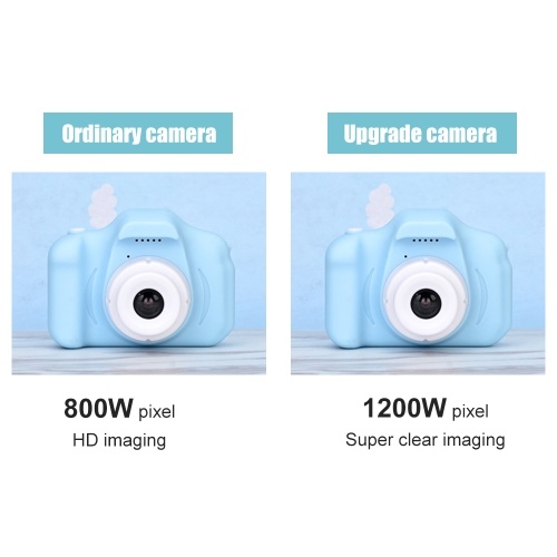 

800W Children Camera Mini Digital Cartoon Cute USB Rechargeable Camcorder Video