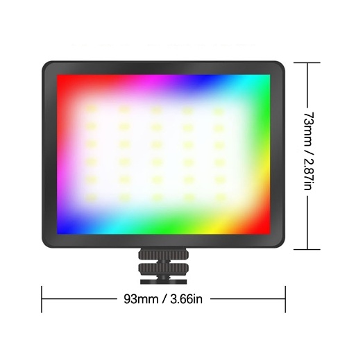 

Mini RGB Pocket Fill Light LIve Camera SLR Selfie Vlog Colorful Light Photography Light Photoflood Fill Light