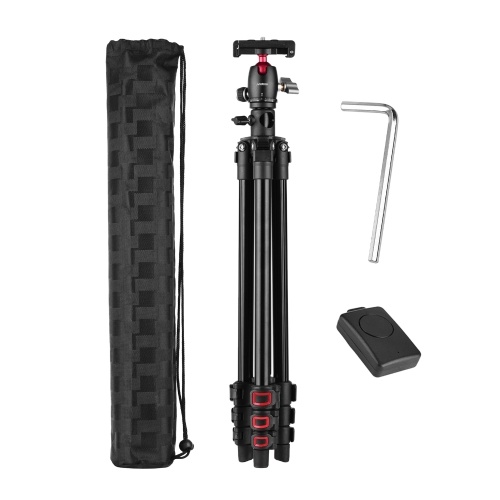 Andoer Q160H Portable Camera Tripod Horizontal Mount Professional Travel Tripod 