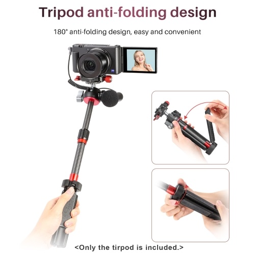 

Ulanzi MT-43 Multi-functional Reflex Metal Tripod Selfie Stick Stand