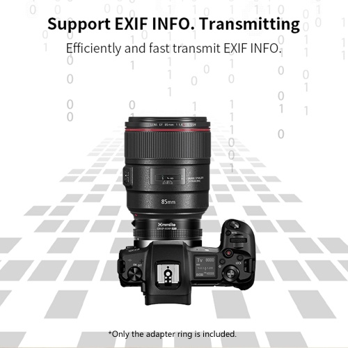 

Commlite CM-EF-EOSR ARC Auto Focus Camera Lens Adapter Ring Replacement for EF EF-S Lens to Canon R RF Camera