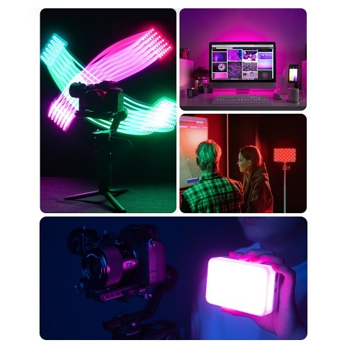 YONGNUO YN120 8W RGB Photography Lamp Bi-color LED Light Pocket Vlog Light