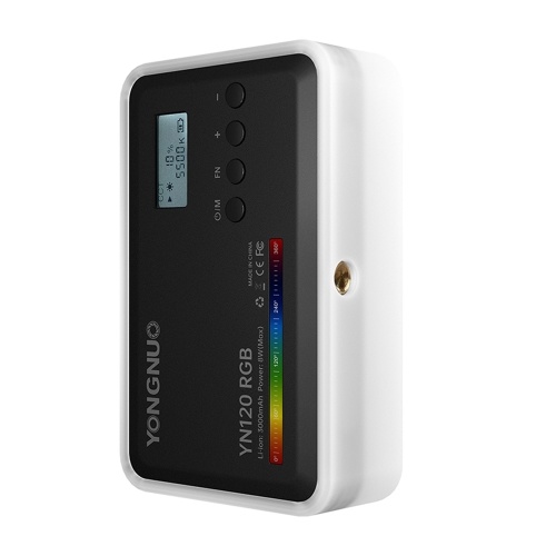 YONGNUO YN120 8W RGB Photography Lamp Bi-color LED Light Pocket Vlog Light