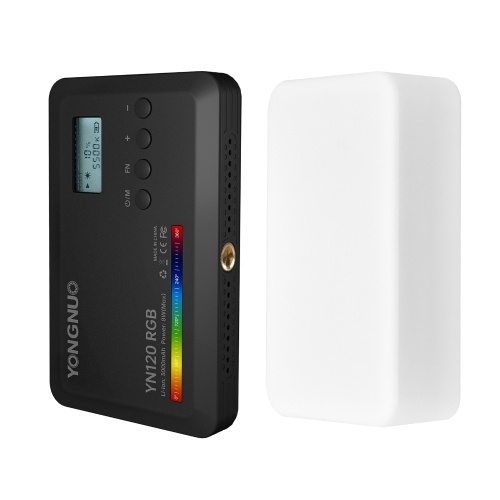 YONGNUO YN120 8W RGB Photography Lamp Bi-color LED Light Pocket Vlog Light