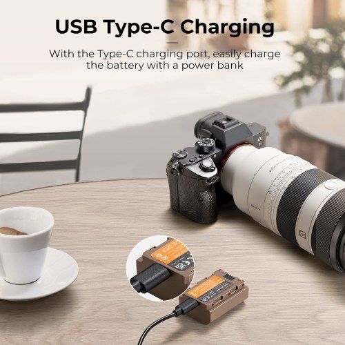 K&F CONCEPT NP-FZ100 Camera Battery 2 Pack