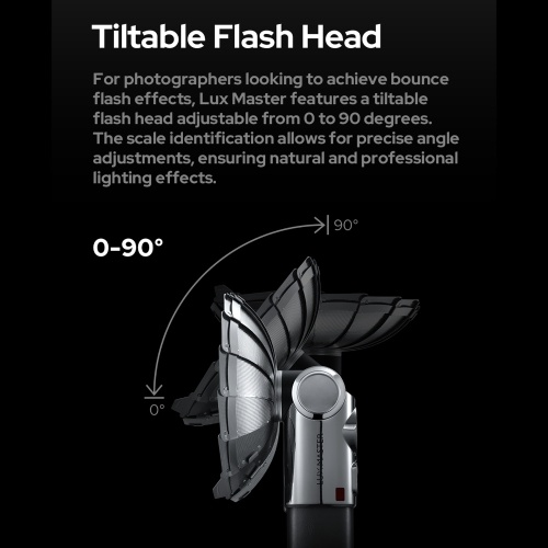 Godox Lux Master Retro Camera Flash GN25 Color Touch Panel 