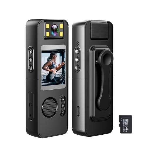 

CS11 1080P Body Camera with Audio and Video Recording Wearable Body Cam WiFi Camera Camcorder