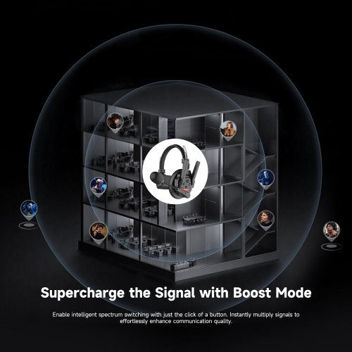 SYNCO Xtalk XPro2 2-Person Wireless Intercom Headset System 