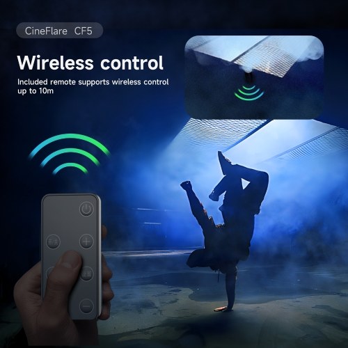 COLBOR Portable Fog Machine 40W Handheld Smoke Machine with Remote Control 