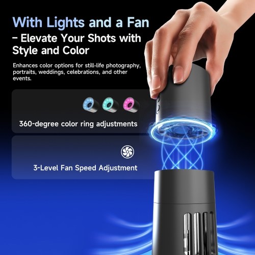 COLBOR Portable Fog Machine 40W Handheld Smoke Machine with Remote Control 