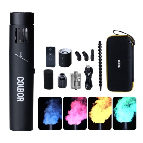 COLBOR Portable Fog Machine 40W Handheld Smoke Machine with Remote Control 