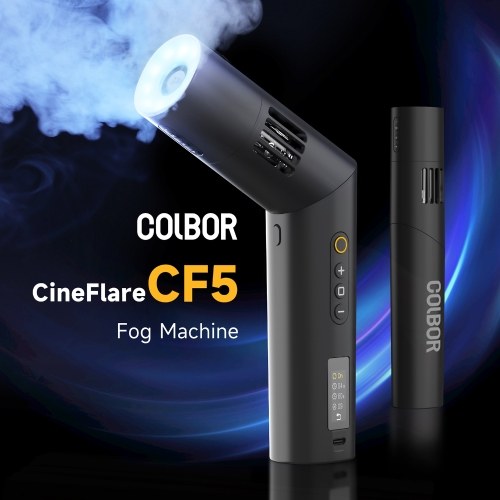COLBOR Portable Fog Machine 40W Handheld Smoke Machine with Remote Control 