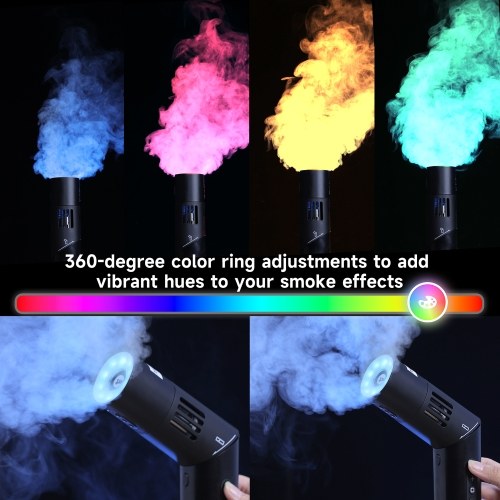 COLBOR Portable Fog Machine 40W Handheld Smoke Machine with Remote Control 