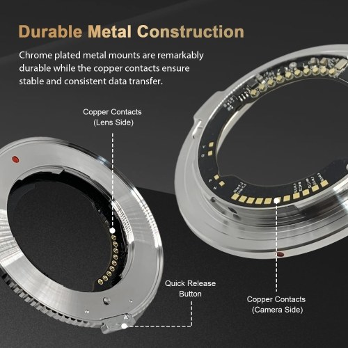 Auto Focus Lens Mount Adapter Ring Full Metal Replacement for Sony E-mount Lens Compatible with Nikon Z30 Z30II Z50 ZFC Z5 Z6 Z6II Z7 Z7II Z8 Z9 