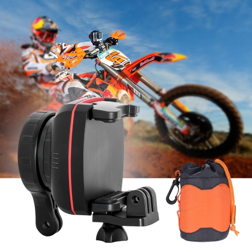 Wewow Deporte X1 usable solo eje estabilizador Gimble para la cámara GoPro héroe Xiaomi Yi SJCAM Acción para Samsung iPhone 7 / 7plus / 6plus / 6/5 Smartphone