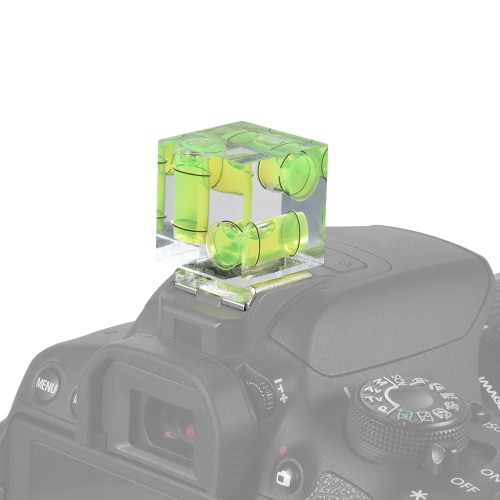 

Andoer 2-pack 3 Axis 3-Dimension Camera Spirit Bubble Level Balance Hot Shoe Mount for Canon Nikon Panosonic Olympus Sony MI DSLR